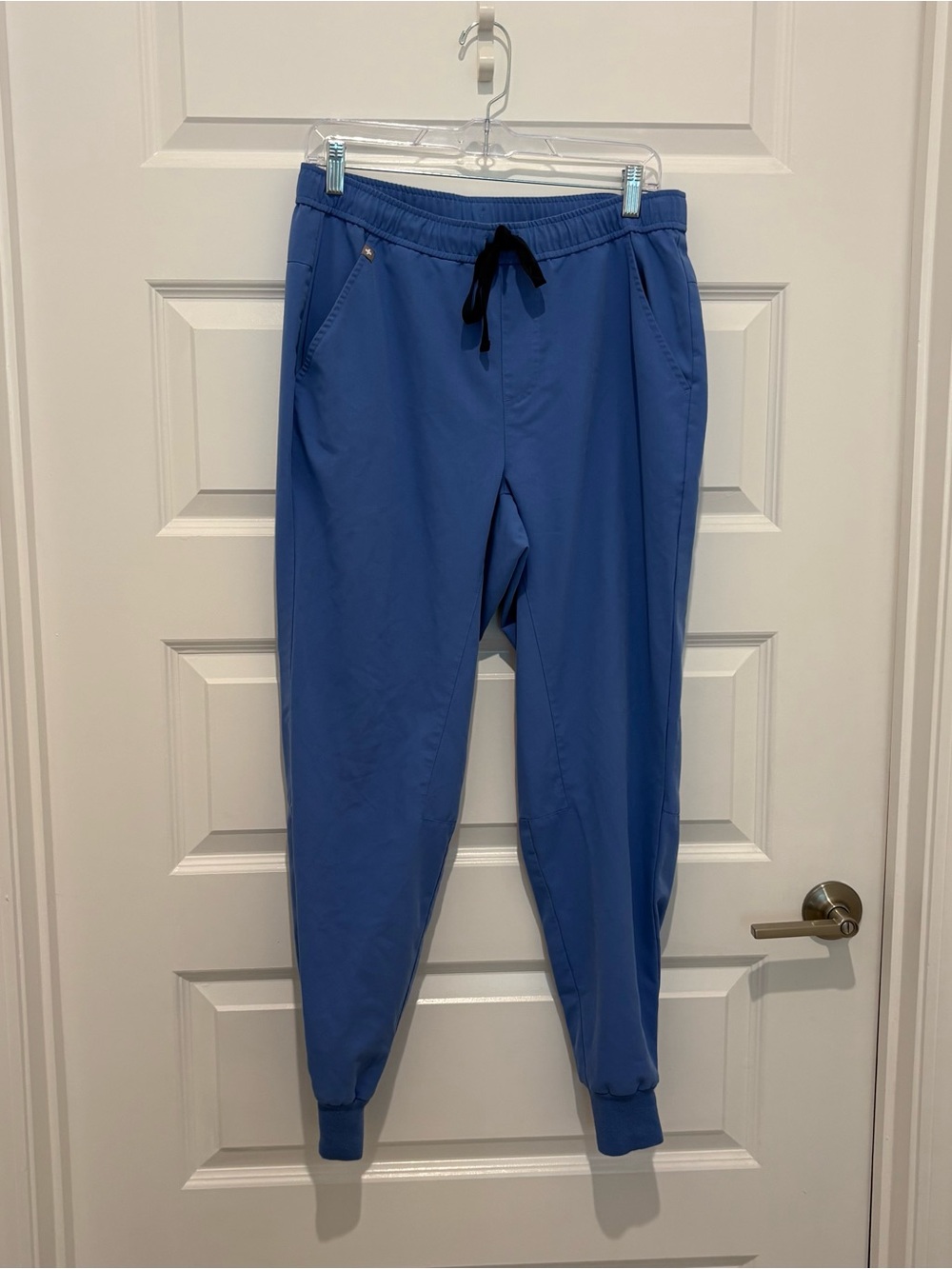 Figs Men's Blue Joggers with Black Drawstring